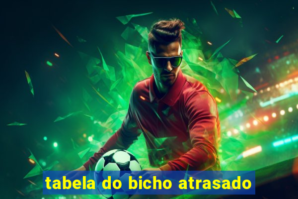 tabela do bicho atrasado